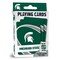 Michigan State Spartans Playing Cards 54 Card Deck Officially Licensed Ncaa